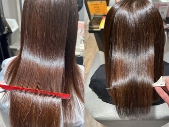 ユナイテッドビューティーウェストコースト(UNITED BEAUTY WEST COAST)の写真/【髪質改善特化サロン】1人1人の髪質に合わせたヘアケアを追求！輝くような美髪をハホニコTRで叶えて★