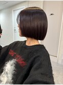 ミニボブ×バイオレットカラー