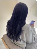 透明感カラーブルーバイオレット