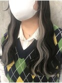 20代30代40代アッシュグレージュエクステグラデーション