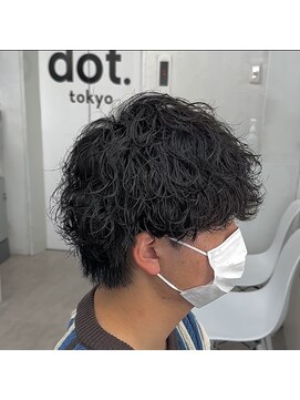 メンズ サロン ドット トウキョウ 町田店(men's salon dot. tokyo) ナチュラルマッシュ×波巻きパーマ