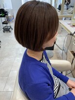 アッシュ 仙川店(Ash)&nbsp;伸ばしかけボブ40代50代60代白髪ぼかし白髪染め内巻き前髪なし