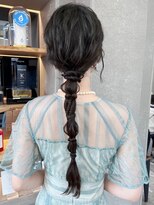 ロンド ボーイ 表参道(Lond BOY)&nbsp;ウェーブミディアム×髪質改善ヘアセット/ヘアアレンジ[表参道]