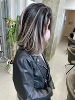 キング(K!ng)&nbsp;縮毛矯正髪質改善ハイライトレイヤーカット楠葉美容室エクステ