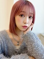 ソア 並木坂(Soa)&nbsp;韓国ボブ/切りっぱなしボブ/タッセルボブ/透明感カラー/Minori