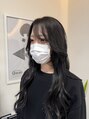 クワリ レイヤーカット暗めカラー