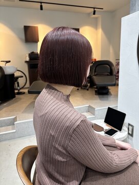 グラフ 立川(Graph.) ミニボブバーガンディーレッド