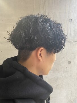 スティルヘア(still hair) 大人男性ナチュラルパーマビジカジ清潔感アッシュブラック