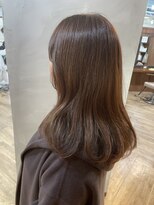 シュリット(schritt)&nbsp;透明感ラベンダーベージュ◯ミディアムロング渋谷mutsuki