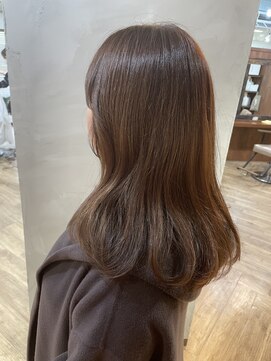 シュリット(schritt) 透明感ラベンダーベージュ◯ミディアムロング渋谷mutsuki