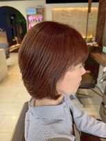 ヘアリゾート粋 ティガ 池袋店(tiga)&nbsp;デザインショート/オレンジブラウン