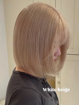 ベレーザ 渋谷(BELEZA) 14404ミルクティーアッシュミルクティーベージュハイトーンボブ