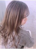＊ASTRANTIA＊ 福井彩乃 フォギーアッシュシースルーバング