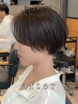 ディルト 代々木上原(DILT)&nbsp;マッシュショートヘア小顔カットハンサムマッシュヘア