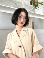 ノイ 銀座(noi)&nbsp;顔周りレイヤーカットグレージュカラーくびれボブショートカット