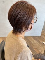 ジョイス(JOYCE) ショートウルフ+明るい白髪染め【脱白髪染め】