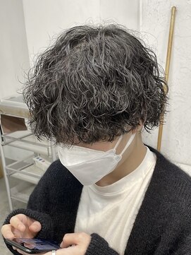 フィフス 仙台(fifth) 仙台波巻きパーママッシュセンターパートシャドウパーマウルフ◯