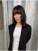 【ステップボーンカット】レイヤーヘア/顔まわりレイヤー/表参道