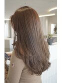 桑名ロングレイヤーカットハッシュカット透明感カラー重めロング