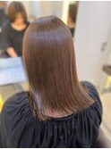 【うる艶カラー】ワンカラーで明るめベージュ