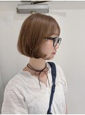 福岡　久留米　ブリーチなし　ヘーゼルベージュ