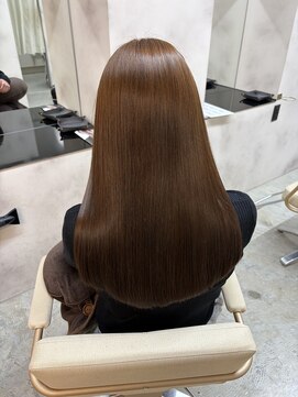 エルフレームバイワンラヴェスト(L'FLAME by one Lovest) 顔周りレイヤー/ダブルカラー/髪質改善/ケアブリーチ長野駅前