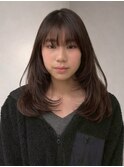 イメチェン/艶カラーレイヤーカット/前髪/[表参道/原宿]