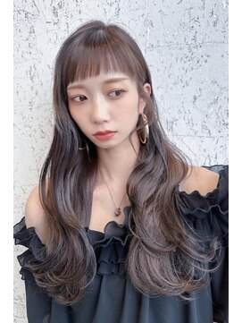 ヘアーズ ベリー 香椎店(hairs BERRY) ★BERRYカール姫カットシアーカラー地毛風カラー韓国風ヘア
