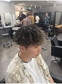 波巻きパーマ