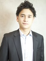 ベックメンズヘアサロン(BEKKU Men's hair salon)&nbsp;スーツでもカジュアルでもニュアンスパーマ大人ショート
