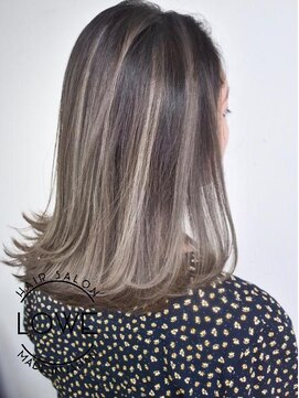 ルーヴェ(LOWE) 【LOWE池谷】外国人風バレイヤージュと大人の外ハネボブでお洒落