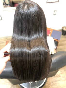 髪質改善専門ヘアエステサロン ヴェリテ(Verite) 髪質改善ヘアエステ黒髪ロングストレート【verite南柏】