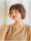 大人可愛いショートボブ