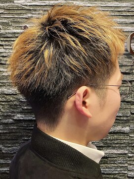 ヒロギンザ 青山店(HIRO GINZA) メンズ2ブロックモヒカン＜理容室＞＜青山＞