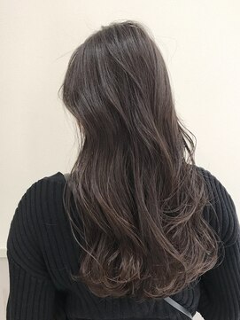 ユミリーバイルコル(umily by RuCOR.) 暗髪ナチュラルネイビー/かきあげバング