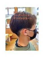キキ 美容室(KIKI)&nbsp;メンズアップバングショート☆