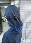 グラデーションカラー×ブルー ネビージュ
