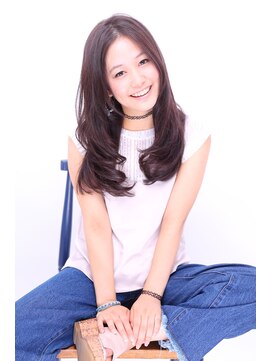 ノアランス 池袋(noah rance) 顔周り小顔カットボブルフ☆ストレートピンクベージュ！！