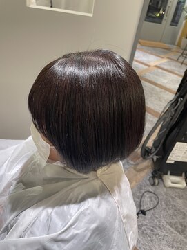 ムーン(moon) 9月#モテ髪カタログ#外ハネボブ#グラデーションカラー