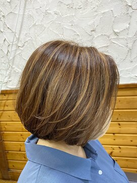 イロヘア アンジョウ(ilo.hair anjo) #ハイライト#ボブ