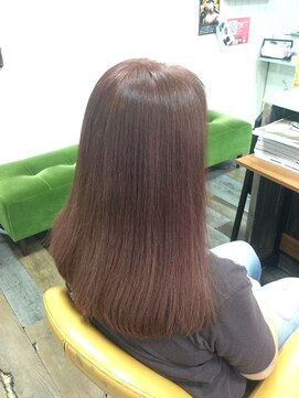 ヘアースペース 練馬店(hair space COCO) 白髪にピンクベージュ