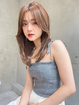 ロジッタ(ROJITHA) 【ROJITHA表参道原宿】顔まわりレイヤー×ナチュラルブラウン