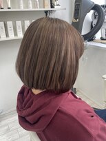 アルターシェリー(aL-ter che'rie)&nbsp;透明感グレージュ/マチルダボブ/ピンクベージュ/前髪/ウルフ新籾