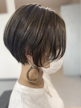 リュクレア(Luclea)の写真/トレンドに似合わせをプラスしたJustなStyleに♪ワンランク上のショート/ボブ/顔回りの可愛さは格別☆