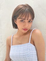 ロンドシエル 横浜(Lond ciel)&nbsp;プツッとボブ×マロンベージュ【横浜モード/横浜ボブ】