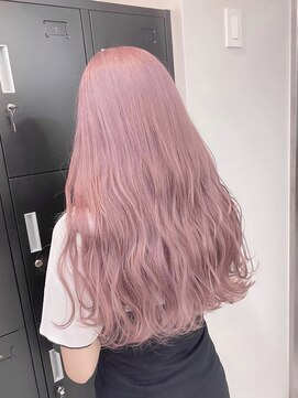 ペレ 栄店(PELE) ウルフ/マチルダボブ/ピンクベージュ/インナーグレージュ/栄