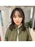 ＊毛穴汚れと残留物質を除去＊レゾ＋マーブ＋カットカラーコース ￥13750