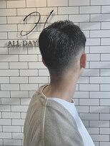 オールデイハローズ 京都駅前店(ALL DAY HELLO`S)&nbsp;２０代　フェードモテ大人パーマ【京都駅】