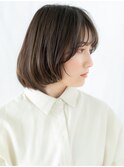 髪質改善カーキベージュハンサムショートボブb古河20代30代40代