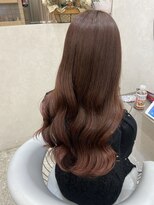 ラルムバイシー 新宿(LARME by Sea)&nbsp;韓国ヘア/ブリーチなしピンクブラウン/くびれヘア【Kaya】